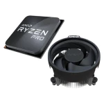معالج AMD ريزن  5 برو  4650G  معالج 3.7 جيجا هرتز و 6-كور  AM4 مقبس MPK لسطح المكتب مع مروحة AMD + تقنية Wraith Stealth