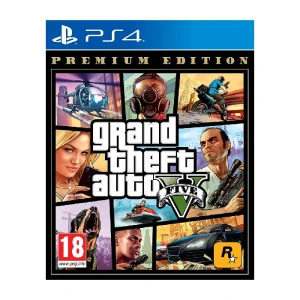Rockstar Games Grand Theft Auto V Premium Online Edition Region 2 PlayStation 4 Game
