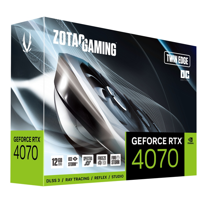 Zotac VGA Gaming GeForce RTX 4070 Twin Edge OC 12GB GDDR6X Graphics